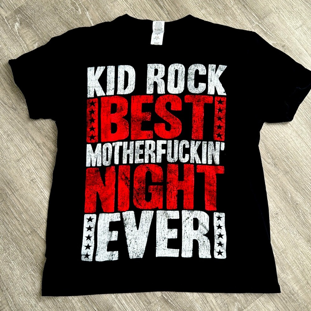 Kid Rock concert t-shirt